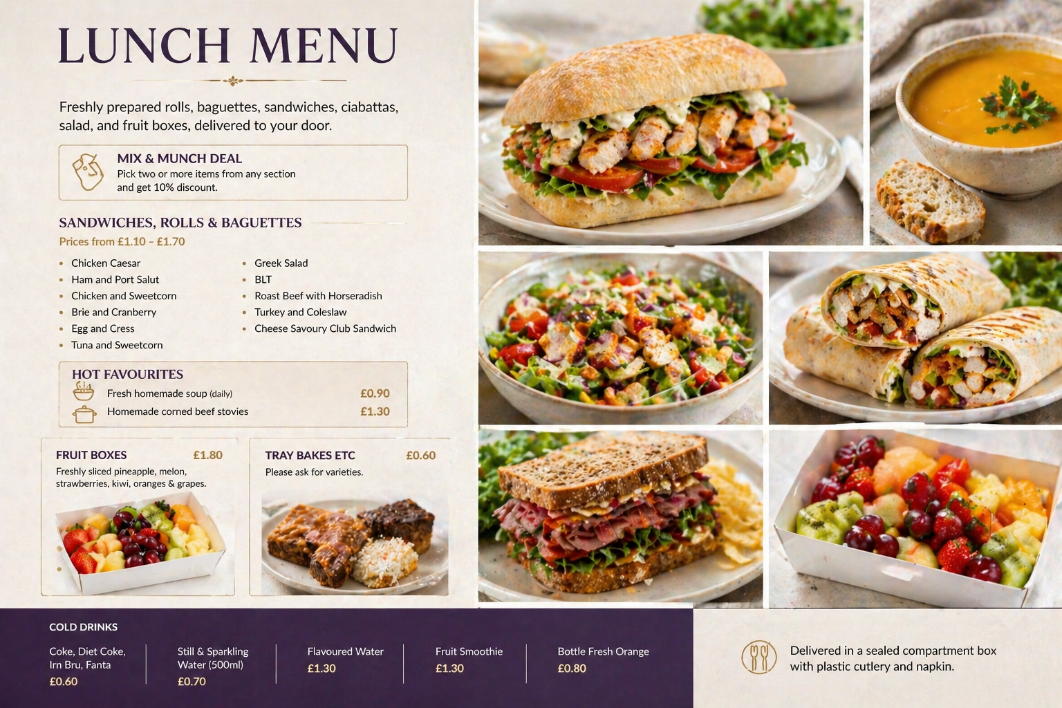Lunch Menu